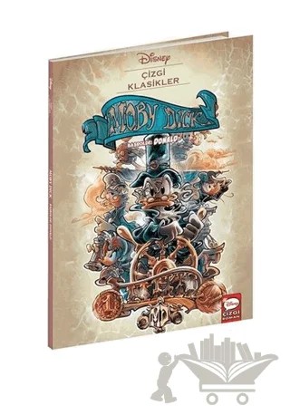 Moby Dick Başrolde: Donald - Disney Çizgi Klasikler – Francesco Artibani – Beta Kids kitap kapağı