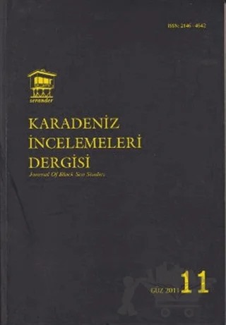 Karadeniz İncelemeleri Dergisi Sayı: 11 – Serander Yayınları kitap kapağı