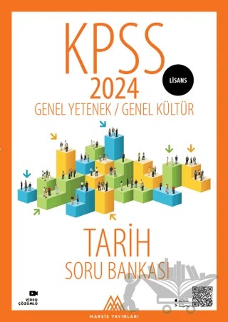 KPSS GKGY Tarih Soru Bankası Lisans – Kolektif – Marsis Yayınları kitap kapağı