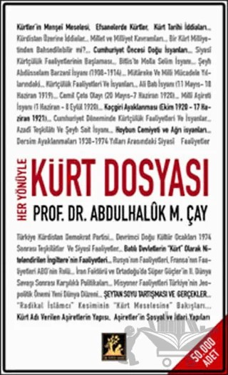 Her Yönüyle Kürt Dosyası – Abdülhaluk M. Çay – İlgi Kültür Sanat Yayınları kitap kapağı