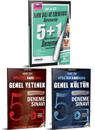 2021 ÖABT Türk Dili ve Edebiyatı Öğretmenliği 5 Deneme KPSS Genel Kültür 5 Deneme Genel Yetenek 5 Deneme Eğitim Bilimleri 1 Deneme – Kolektif – Paragon Yayıncılık kitap kapağı