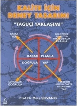Kalite İçin Deney Tasarımı Taguçi Yaklaşımı – Mete Şirvancı – Literatür Yayıncılık kitap kapağı