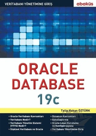Oracle Database 19c – Talip Hakan Öztürk – Abaküs Kitap kitap kapağı