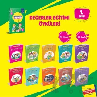 Değerler Eğitim Seti (10 Kitap + Değerlendirme Testi) – Kolektif – Kitap Kulübü Çocuk Yayınları kitap kapağı