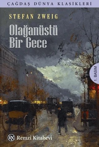 Olağanüstü Bir Gece – Stefan Zweıg – Remzi Kitabevi kitap kapağı