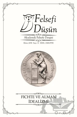 Felsefi Düşün Akademik Felsefe Dergisi Sayı: 11 - Ekim 2018 – Pinhan Yayıncılık kitap kapağı