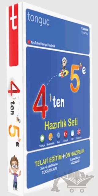 4'ten 5'e Hazırlık Seti – Kolektif – Tonguç Akademi kitap kapağı
