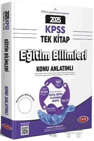 2025 KPSS Eğitim Bilimleri Konu Anlatımlı – Kolektif – Data Yayınları kitap kapağı