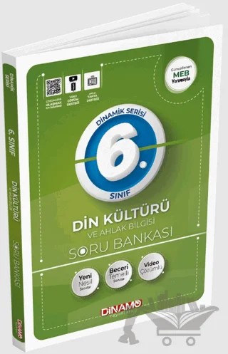 6. Sınıf Din Kültürü Ve Ahlak Bilgisi Soru Bankası 2024 – Kolektif – Dinamo Yayınları kitap kapağı