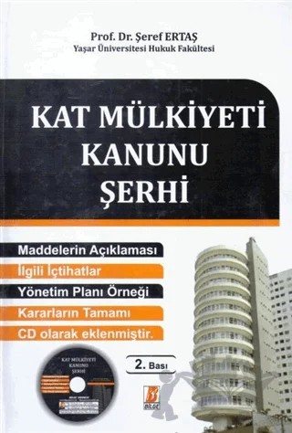 Kat Mülkiyeti Kanunu Şerhi – Şeref Ertaş – Bilge Yayınevi kitap kapağı