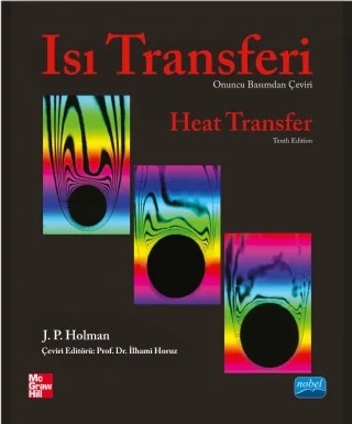ISI TRANSFERİ - Heat Transfer – J. P. HOLMAN, Mc Grew Hıill – Nobel Akademik Yayıncılık kitap kapağı