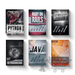 Programlama Eğitim Seti 2 (6 Kitap Takım) – Ali Özgür, Murat Özalp, Mustafa Başer, Sıtkı Bağdat – Dikeyeksen Yayın Dağıtım kitap kapağı