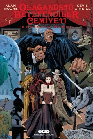 Olağanüstü Beyefendiler Cemiyeti - Cilt 2 – Alan Moore, Kevin O'Neill – Yapı Kredi Yayınları kitap kapağı