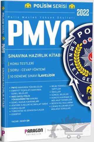 2022 Polisim Serisi PMYO Sınava Hazırlık ve Mülakat Kitabı – Semih Er – Paragon Yayıncılık kitap kapağı