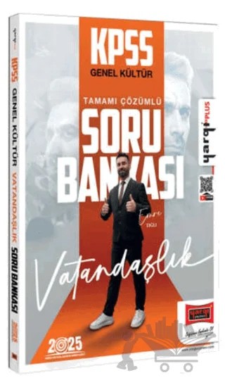 2025 KPSS Genel Kültür Tamamı Çözümlü Vatandaşlık Soru Bankası – Emre Tığlı – Yargı Yayınevi kitap kapağı