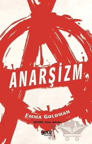 Anarşizm – Emma Goldman – Gece Kitaplığı kitap kapağı
