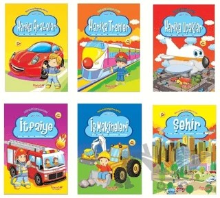 Aktiviteli Boyama Kitabı Mavi Seti (6 Kitap Takım) – Kolektif – Yumurcak Yayınları kitap kapağı