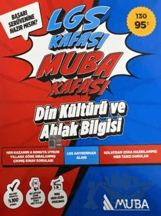 LGS Kafası Din Kültürü ve Ahlak Bilgisi Soru Bankası – Kolektif – Muba Yayınları kitap kapağı