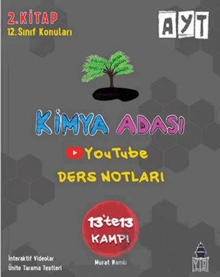 AYT Kimya Youtube Ders Notları 2. Kitap – Kolektif – Kimya Adası kitap kapağı