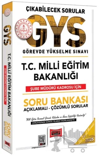 2025 T.C. MEB Şube Müdürü Soru Bankası Açıklamalı Çözümlü – Kolektif – Yargı Yayınevi kitap kapağı