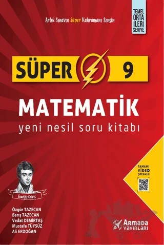 Süper 9 Matematik Yeni Nesil Soru Kitabı – Kolektif – Armada Yayınları kitap kapağı