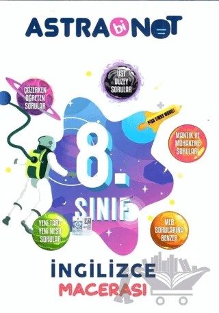 8. Sınıf İngilizce Astrobinot Macerası – Kolektif – Bi Not Yayınları kitap kapağı