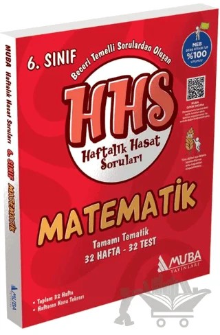 6. Sınıf Matematik Haftalık Hasat Soruları (HHS) – Kolektif – Muba Yayınları kitap kapağı