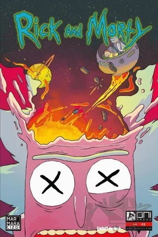 Rick and Morty 12 – Zac Gorman – Marmara Çizgi kitap kapağı