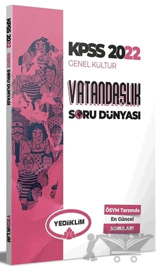 2022 KPSS Genel Kültür Vatandaşlık Soru Dünyası – Kolektif – Yediiklim Yayınları kitap kapağı