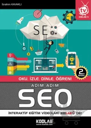 Adım Adım Seo – İbrahim Kavaklı – Kodlab Yayın Dağıtım kitap kapağı