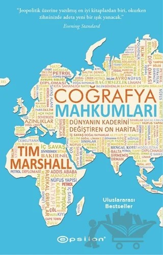 Coğrafya Mahkumları – Tim Marshall – Epsilon Yayınevi kitap kapağı