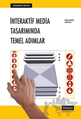 İnteraktif Media Tasarımında Temel Adımlar – Oğuzhan Özcan – Pusula Yayıncılık kitap kapağı