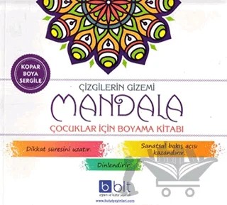 Çizgilerin Gizemi - Mandala Çocuklar İçin Boyama Kitabı – Kolektif – Bulut Eğitim ve Kültür Yayınları kitap kapağı