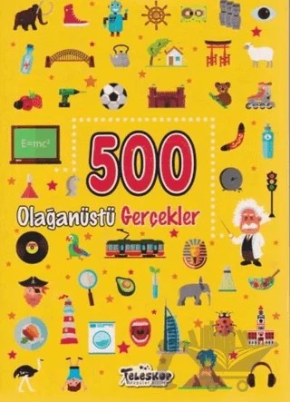 500 Olağanüstü Gerçekler – Kolektif – Teleskop Popüler Bilim kitap kapağı