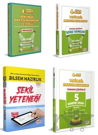 4. Sınıf Bilsem Hazırlık Kitapları 4 Kitap Set – Kolektif – Editör Yayınevi kitap kapağı