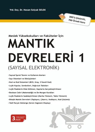 Mantık Devreleri - 1 – Hasan Selçuk Selek – Seçkin Yayıncılık kitap kapağı