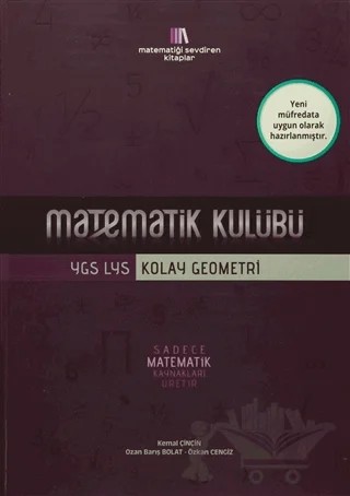 YGS-LYS Kolay Geometri – Kemal Çinçin, Ozan B. Bolat, Özkan Cengiz – İrem Yayıncılık kitap kapağı