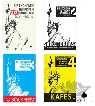 Bir Ekonomik Tetikçinin İtirafları Seti 4 Kitap – Kolektif – April Yayıncılık kitap kapağı