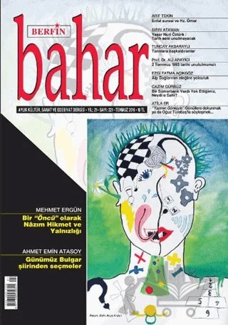 Berfin Bahar Aylık Kültür Sanat ve Edebiyat Dergisi Sayı: 221 Temmuz 2016 – Berfin Bahar Dergisi kitap kapağı