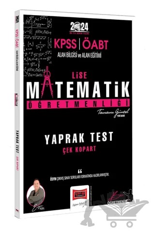 2024 ÖABT Lise Matematik Öğretmenliği Yaprak Test – Kolektif – Yargı Yayınevi kitap kapağı