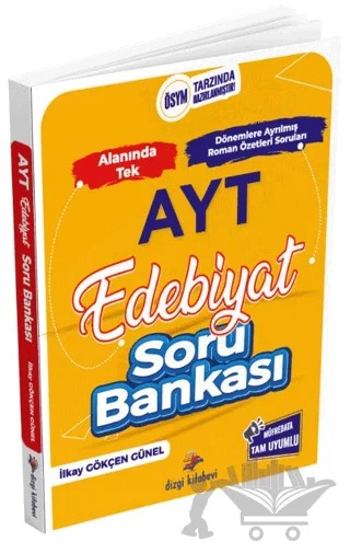 AYT Edebiyat Soru Bankası – İlkay Gökçen Günel – Dizgi Kitap kitap kapağı