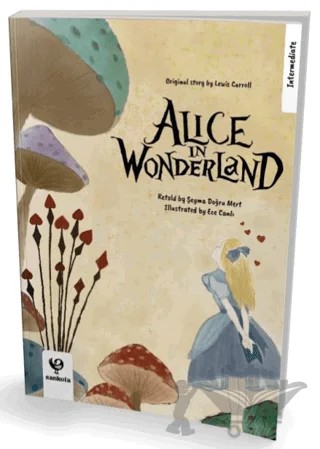 Alice in Wonderland (Intermediate) – Lewis Carroll – Sankofa Yayınevi kitap kapağı