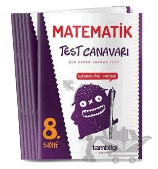 8. Sınıf Matematik Yaprak Test – Kolektif – Tambilgi Yayınları kitap kapağı