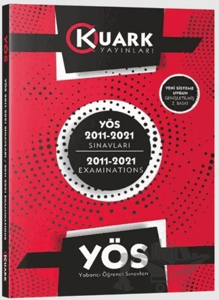 YÖS 2011-2021 Sınavları – Kolektif – Kuark Yayınları kitap kapağı