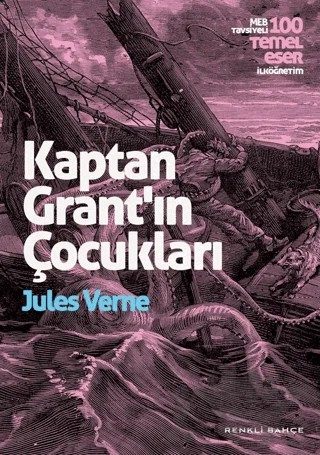 Kaptan Grant'ın Çocukları – Jules Verne – Renkli Bahçe Yayınları kitap kapağı
