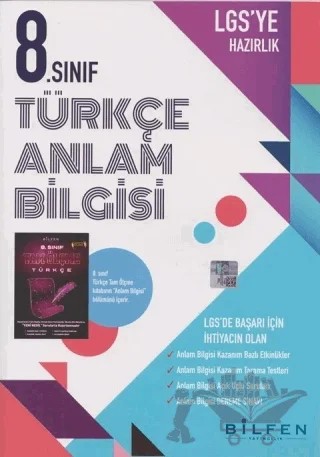 8. Sınıf LGS Türkçe Anlam Bilgisi Soru Bankası – Kolektif – Bilfen Yayıncılık kitap kapağı
