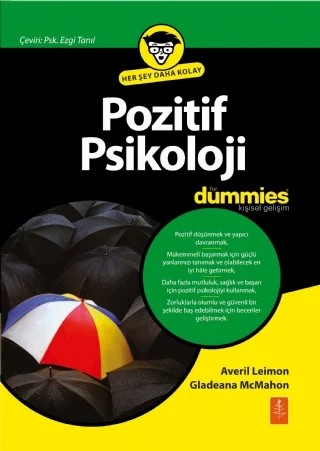 Pozitif Psikoloji for Dummies - Positive Psychology for Dummies – Averil Leimon, Gladeana McMahon – Dummies kitap kapağı