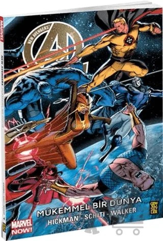 New Avengers (Marvel Now!)- Mükemmel Bir Dünya – Jonathan Hickman – Gerekli Şeyler Yayıncılık kitap kapağı