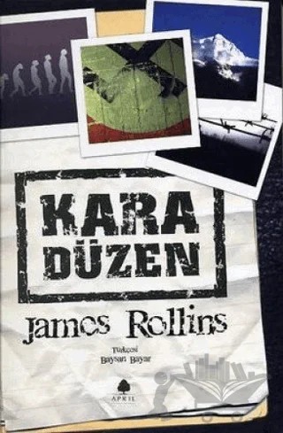 Kara Düzen – James Rollins – April Yayıncılık kitap kapağı