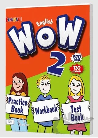 WOW English 2 Practice Book + Workbook + Test Book – Kolektif – Fenomen Yayınları kitap kapağı